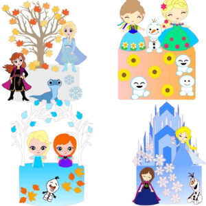 ARQUIVO DE CORTE TOPO DE BOLO Frozen