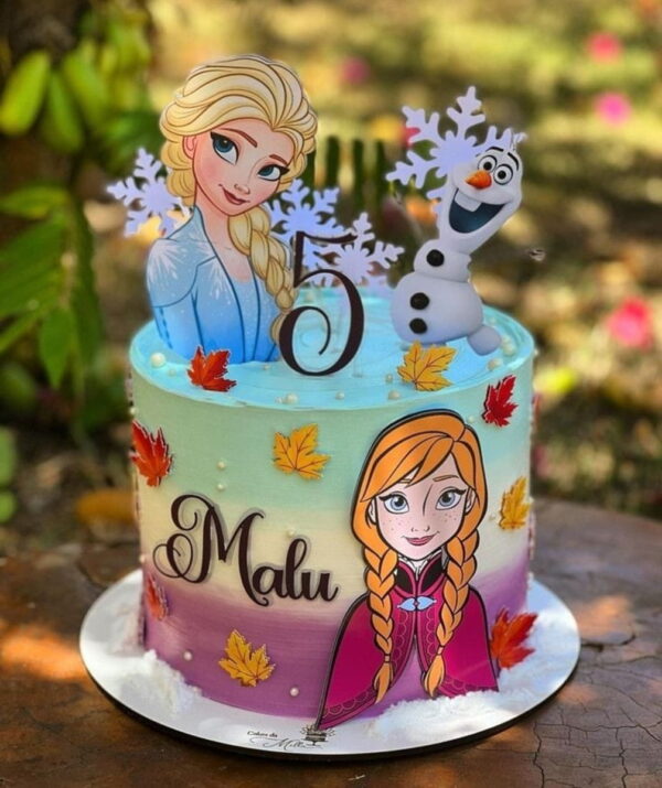 Arquivo de Corte Topo de Bolo Frozen
