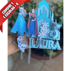 Arquivo de Corte Topo de Bolo Frozen