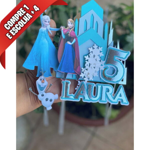 Arquivo de Corte Topo de Bolo Frozen