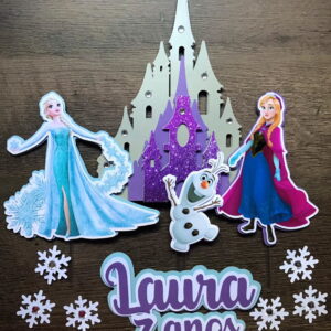 Arquivo de corte Topo de Bolo Frozen Castelo + BRINDES