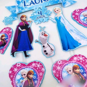 Arquivo de corte Topo de Bolo Frozen - COD.: 698