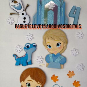 Arquivo de Corte-topo de Bolo Frozen