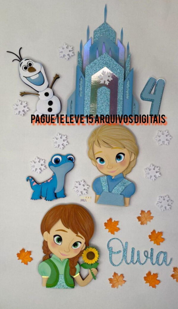 Arquivo de Corte-topo de Bolo Frozen