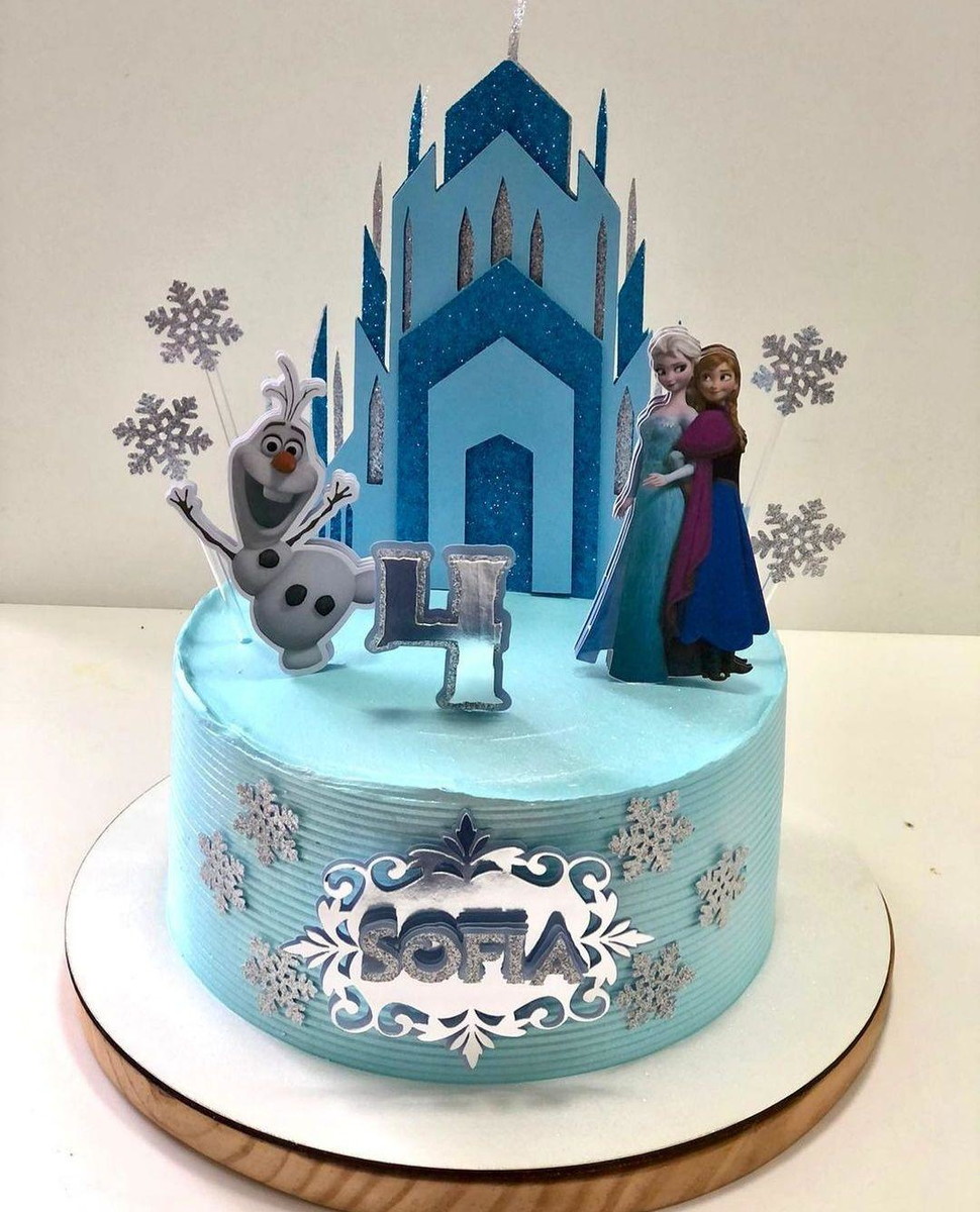 Arquivo de corte topo de bolo frozen