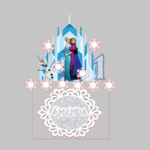 Arquivo De Corte Topo De Bolo Frozen
