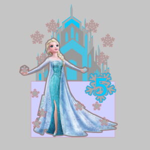 Arquivo de Corte Topo de Bolo Frozen Elsa
