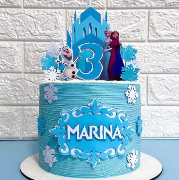 Arquivo de Corte Topo de Bolo Frozen