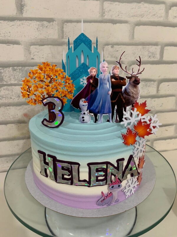 Arquivo de corte Topo de Bolo Frozen II