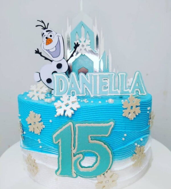 Arquivo de Corte Topo de Bolo Frozen Olaf