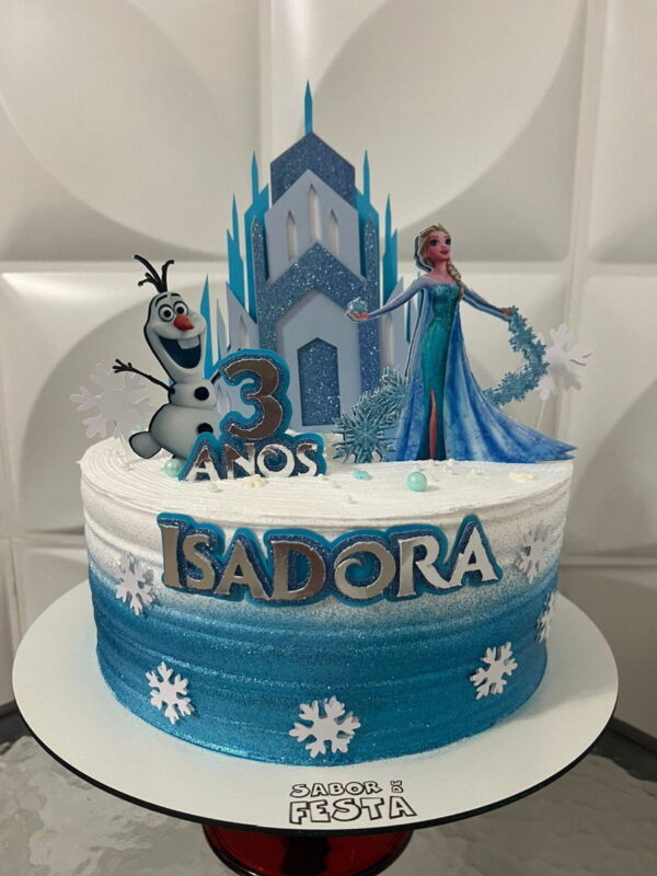 Arquivo de Corte Topo de Bolo Frozen Olaf