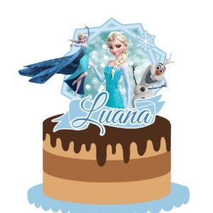 Arquivo de Corte Topo de Bolo Frozen