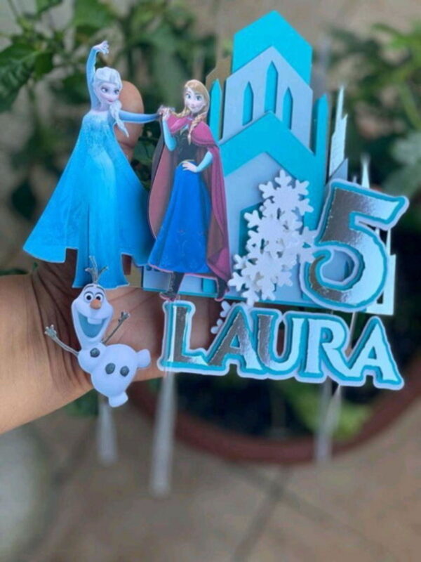 Arquivo de Corte Topo de Bolo Frozen Studio