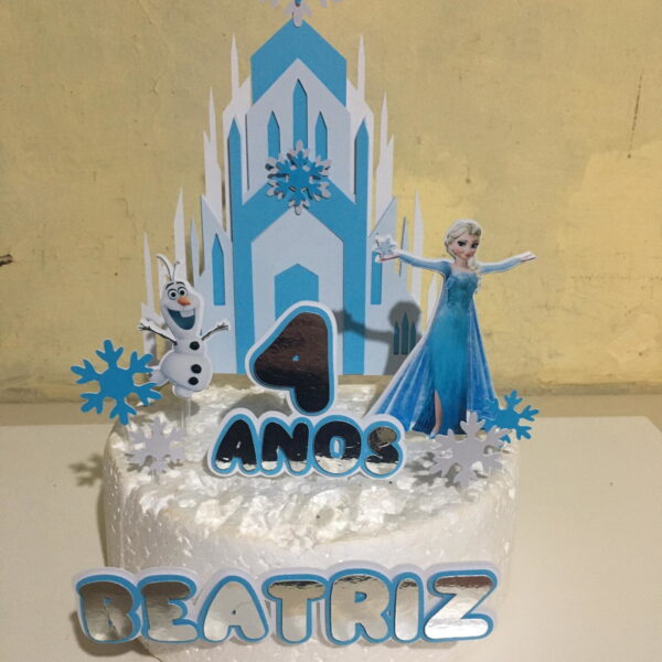 Arquivo de Corte Topo de Bolo Frozen