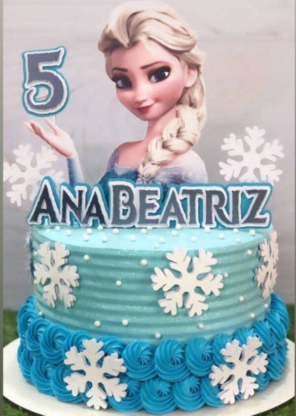 Arquivo de Corte Topo de Bolo Frozen