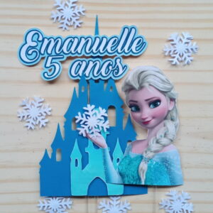 Arquivo de Corte Topo de Bolo Frozen