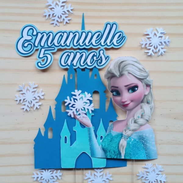 Arquivo de Corte Topo de Bolo Frozen