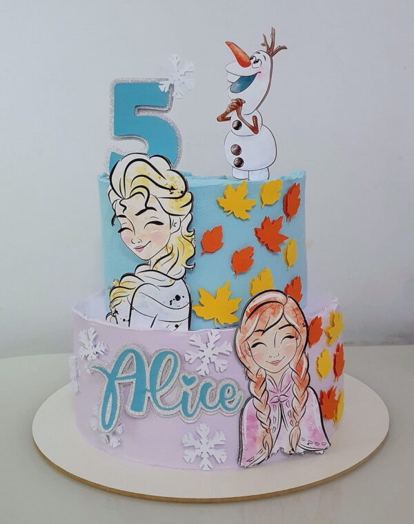 Arquivo de Corte Topo de Bolo Frozen