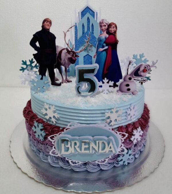 Arquivo de corte Topo de Bolo Frozen