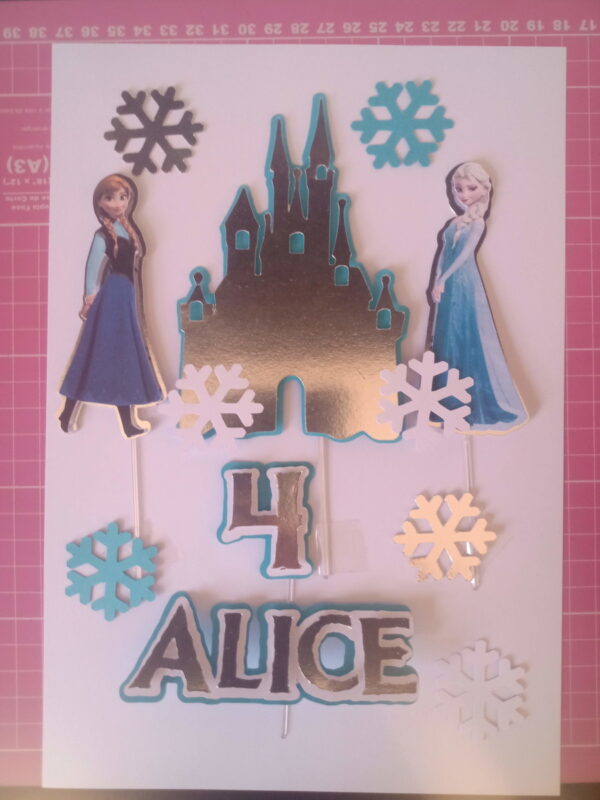 Arquivo De Corte - Topo De Bolo Frozen - Imagem 3