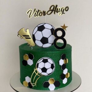 Arquivo de Corte Topo de Bolo Futebol Chuteira Studio