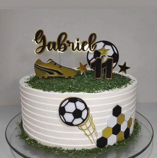 Arquivo de Corte Topo de Bolo Futebol