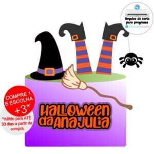 Arquivo de Corte Topo de Bolo Halloween