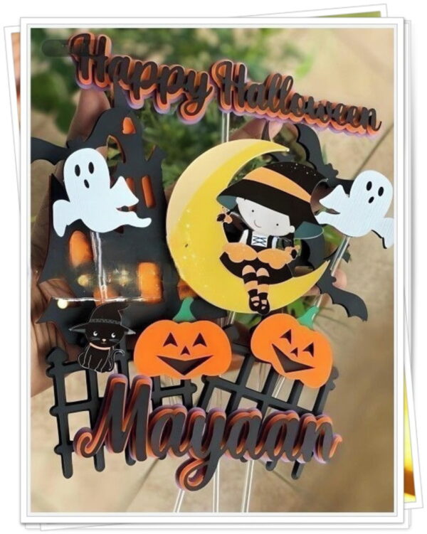 Arquivo de Corte Topo de Bolo Halloween