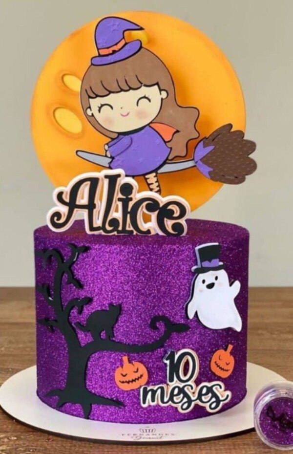Arquivo De Corte Topo De Bolo Halloween Studio