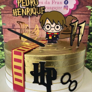257 - Arquivo de Corte Topo de Bolo Harry Potter 1