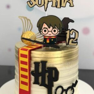 Arquivo de corte topo de bolo Harry Potter