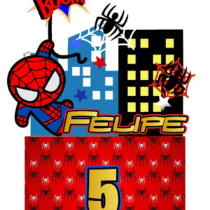Arquivo de corte Topo de Bolo Homem Aranha 03