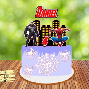 Arquivo de Corte Topo de Bolo Homem Aranha 03 - Studio e PDF