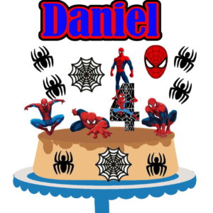 Arquivo de corte Topo de Bolo Homem Aranha 04