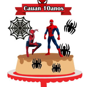 Arquivo de corte Topo de Bolo Homem Aranha 05