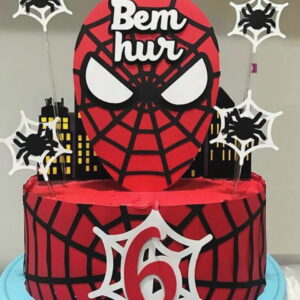 Arquivo de Corte - Topo de Bolo (Homem Aranha) 1