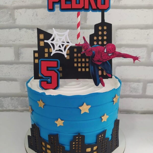 Arquivo de corte topo de bolo - Homem Aranha 1 - Image 2