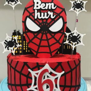 arquivo de corte-topo de bolo homem aranha 2 -STUDIO