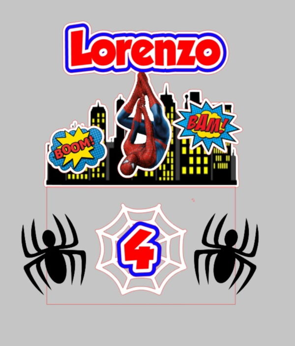 Arquivo De Corte Topo De Bolo Homem Aranha