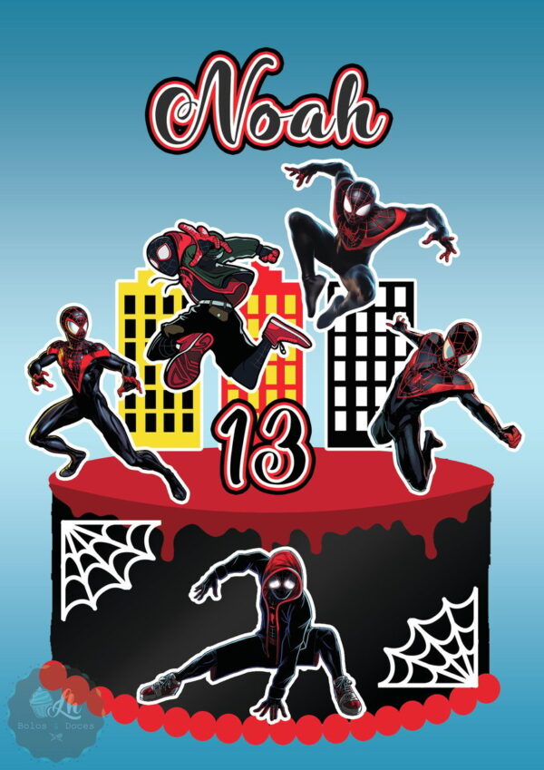 Arquivo Digital Topo de Bolo Homem Aranha #4 Pdf/jpg