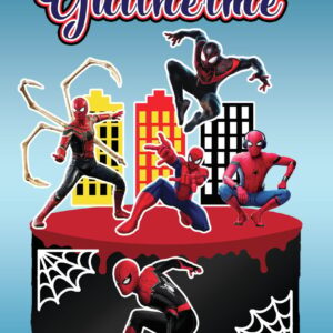 Arquivo de Corte Topo de Bolo Homem Aranha #5 Pdf/jpg