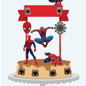 Arquivo de Corte - Topo de Bolo Homem Aranha 6