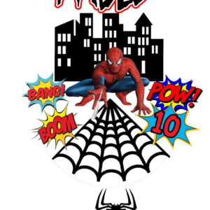 ARQUIVO DE CORTE TOPO DE BOLO HOMEM ARANHA