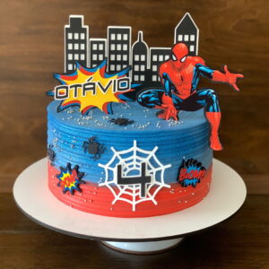Arquivo de Corte - Topo de Bolo Homem Aranha