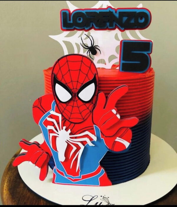 Arquivo de Corte Topo de Bolo Homem Aranha