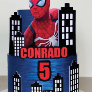 Arquivo de Corte Topo de Bolo Homem Aranha