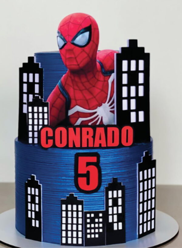 Arquivo de Corte Topo de Bolo Homem Aranha