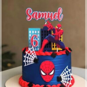 Arquivo de Corte Topo de Bolo Homem Aranha
