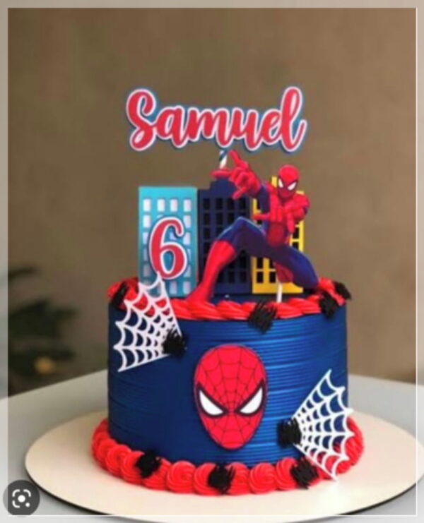 Arquivo de Corte Topo de Bolo Homem Aranha