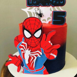 Arquivo de Corte Topo de Bolo Homem Aranha